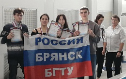 Сборная БГТУ - Чемпион по плаванию среди образовательных организаций высшего образования Брянской области